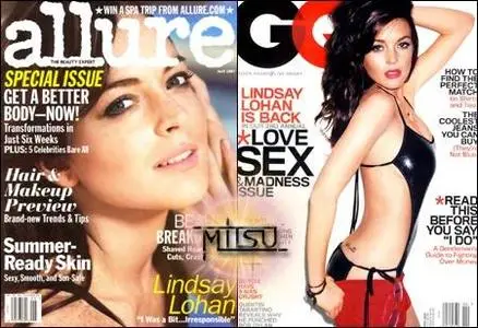 Lindsay Lohan - Allure and CQ Magazine April-May 2007