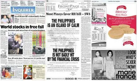 Philippine Daily Inquirer – October 17, 2008