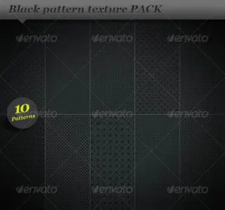 GraphicRiver Black pattern background texture
