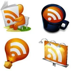 Smaching RSS Feed PNG Icons