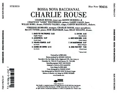 Charlie Rouse - Bossa Nova Bacchanal (1962) [ Remastered 2003]