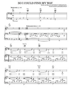 So I Could Find My Way - Enya (Piano-Vocal-Guitar)