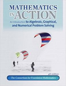 Mathematics in Action: An Introduction to Algebraic, Graphical, and Numerical Problem Solving  Ed 4