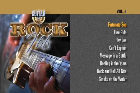 Guitar Play-Along: Volume 6 - Rock Hits [repost]