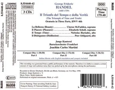 Joachim Carlos Martini, Barockorchester Frankfurt - George Frideric Handel: Il Trionfo del Tempo e della Verita (2000)