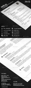 GraphicRiver SIMPLUS - 1 or 2 Piece Simple and Clean Resume