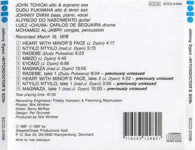 Johnny Dyani - Witchdoctor's Son (1978) {SteepleChase SCCD-31098}
