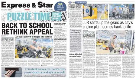 Express and Star Sandwell Edition – May 18, 2020
