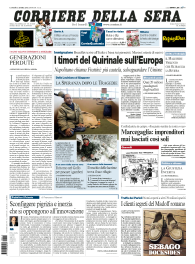 Il Corriere della Sera (11-03-2011)