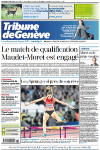 Tribune de Genève du Vendredi 11 Août 2017