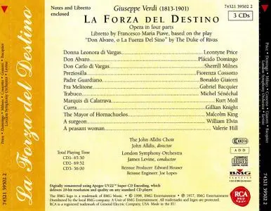 James Levine, London Symphony Orchestra, Leontyne Price, Placido Domingo - Verdi: La Forza del Destino (1998)