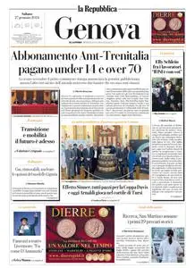 la Repubblica Genova - 27 Gennaio 2024