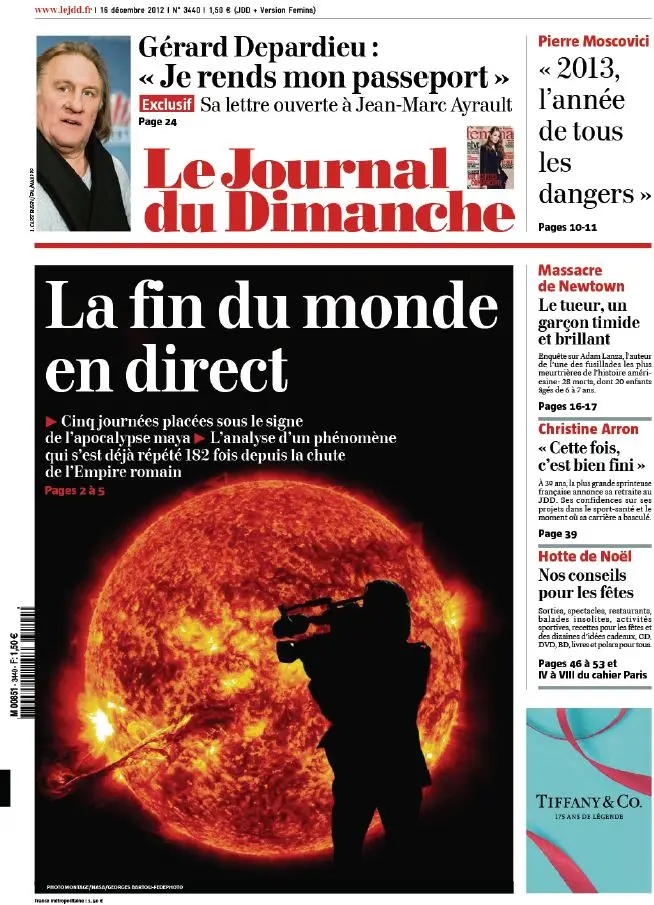 Le Journal du Dimanche - 16 Décembre 2012