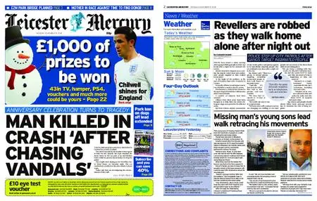Leicester Mercury – November 19, 2018