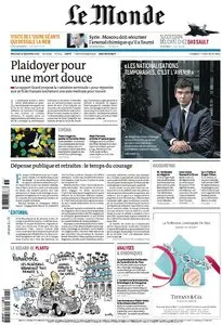 Le Monde du Mercredi 19 Décembre 2012