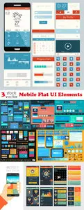 Vectors - Mobile Flat UI Elements