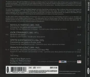 Bizjak Piano Duo - Martinu, Poulenc, Shostakovich, Stravinsky (2015) {Onix}