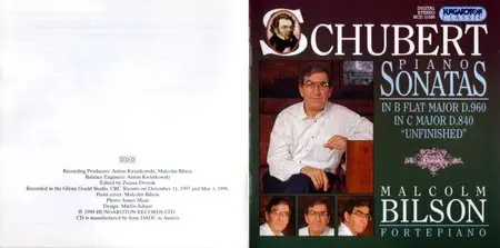 Malcolm Bilson -  Schubert - Piano Sonatas (1998) 