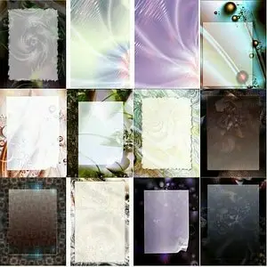 Fractal background & frame 2