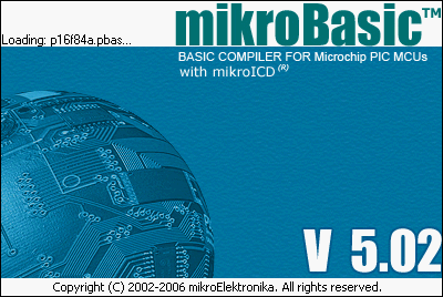 mikroBasic For PIC ver.5.0.0.2