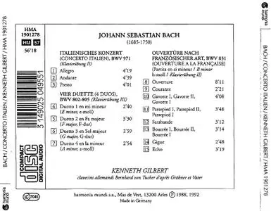 Kenneth Gilbert - Johann Sebastian Bach: Concerto Italien, Ouverture à la Française (1992)