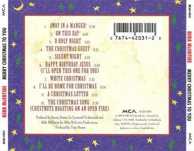 Reba McEntire - Merry Christmas To You (1987) {1993 MCA}