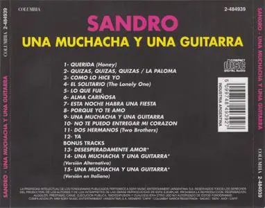 Sandro - Una Muchacha Y Una Guitarra (1968) [1999, Remastered with Bonus Tracks]