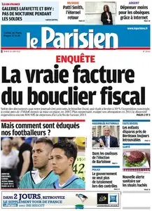 Le Parisien & Cahier Paris du Mardi 26 Juin 2012