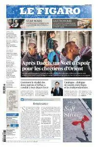 Le Figaro du Samedi 23 et Dimanche 24 Décembre 2017