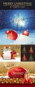 Christmas and New Year Vector 8