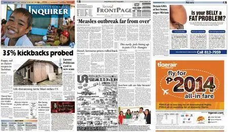 Philippine Daily Inquirer – January 07, 2014