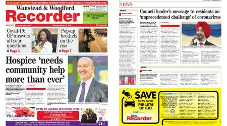 Wanstead & Woodford Recorder – March 19, 2020
