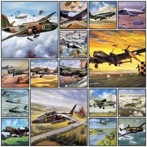 30 Hand Painted about Aircraft Vol 1