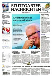 Stuttgarter Nachrichten Filder-Zeitung Leinfelden-Echterdingen/Filderstadt - 13. September 2019