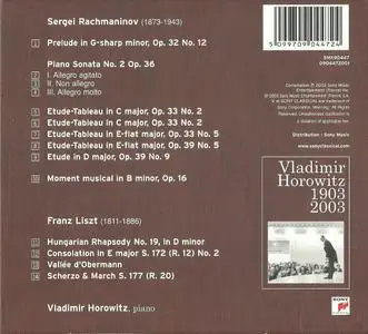 Vladimir Horowitz - Rachmaninov, Liszt: Piano Works (2003)