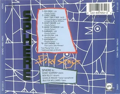 Sphere - Bird Songs (1988) {Verve}