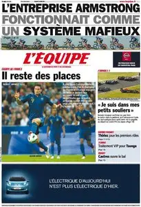 L'Equipe Edition du Vendredi 12 Octobre 2012