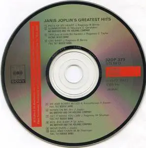 Janis Joplin - Janis Joplin's Greatest Hits (1973) [CBS/Sony 32DP 379, Japan]
