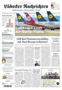 Lübecker Nachrichten Ostholstein Nord - 13. Oktober 2017
