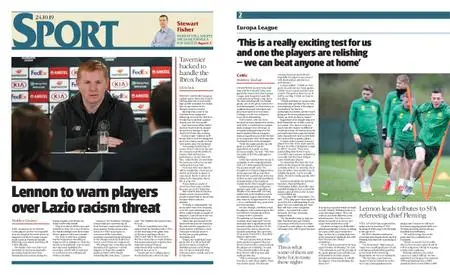 The Herald Sport (Scotland) – October 24, 2019