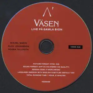 Vasen - Live pa Gamla Bion (2014) {CD+DVD5 NTSC NorthSide NSD6098}