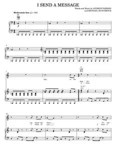 I send a message - INXS (Piano-Vocal-Guitar)