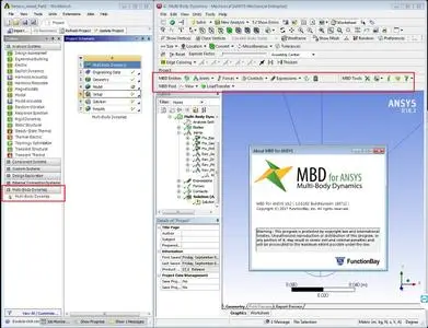 FunctionBay Multi-Body Dynamics SP3 (20180713) for ANSYS 18.2