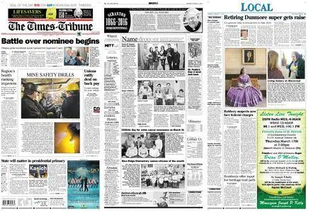 The Times-Tribune – March 17, 2016