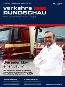 VerkehrsRundschau - 30. Juli 2019