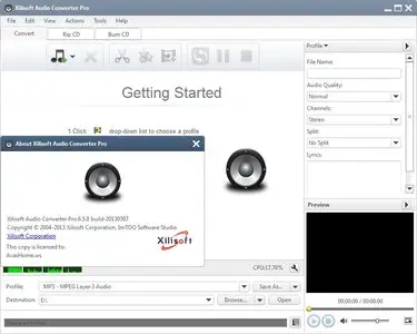 Xilisoft Audio Converter Pro 6.5.0.20130307