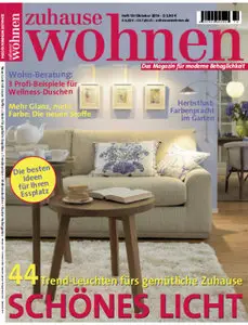 Zuhause Wohnen Magazin Oktober No 10 2014