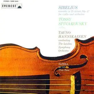 Tauno Hannikainen, LSO, Tossy Spivakovsky - Sibelius: Violin Concerto Op. 47 & Tapiola Op. 112 (1960/2013) [24/192]