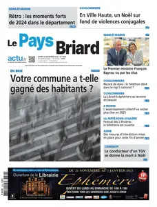 Le Pays Briard - 31 Décembre 2024