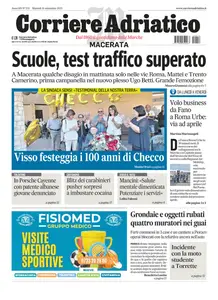 Corriere Adriatico Macerata - 16 Settembre 2025